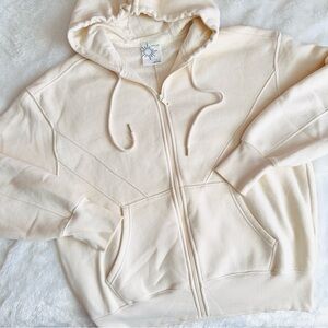 aerie cloud full zip sweatshirt